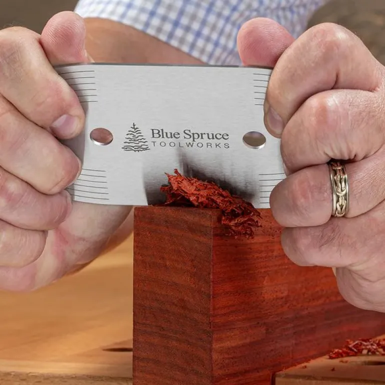 Blue Spruce 4'' Straight Card Scraper