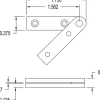 Brusso Brass Centre Pivot Hinge ST-18