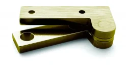 Brusso Brass Offset Pivot Hinge L-87