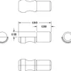 Brusso Brass Shelf Pin K-10