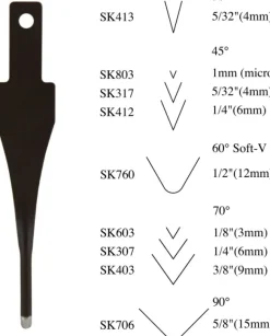 Flexcut 90-degree Interchangeable V-Tool (90°) - 5/8'' (15mm) SK706