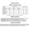 Gifkins B10 Dovetail Jig Template Upgrade Kit